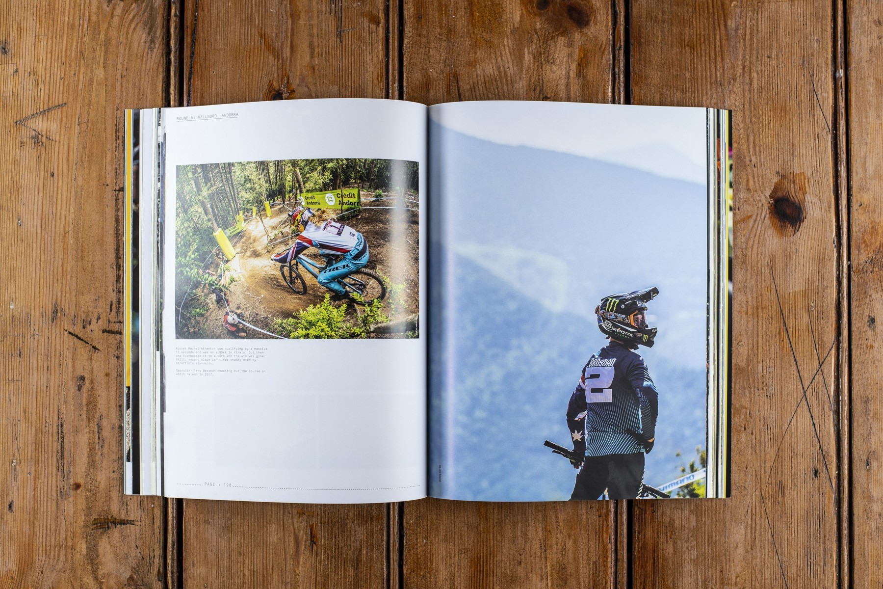 Downhill mountain bike book — Hurly Burly.