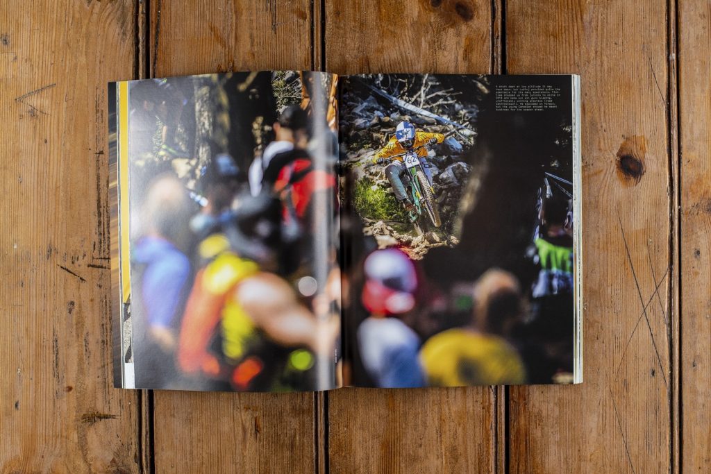 Downhill mountain bike book — Hurly Burly.