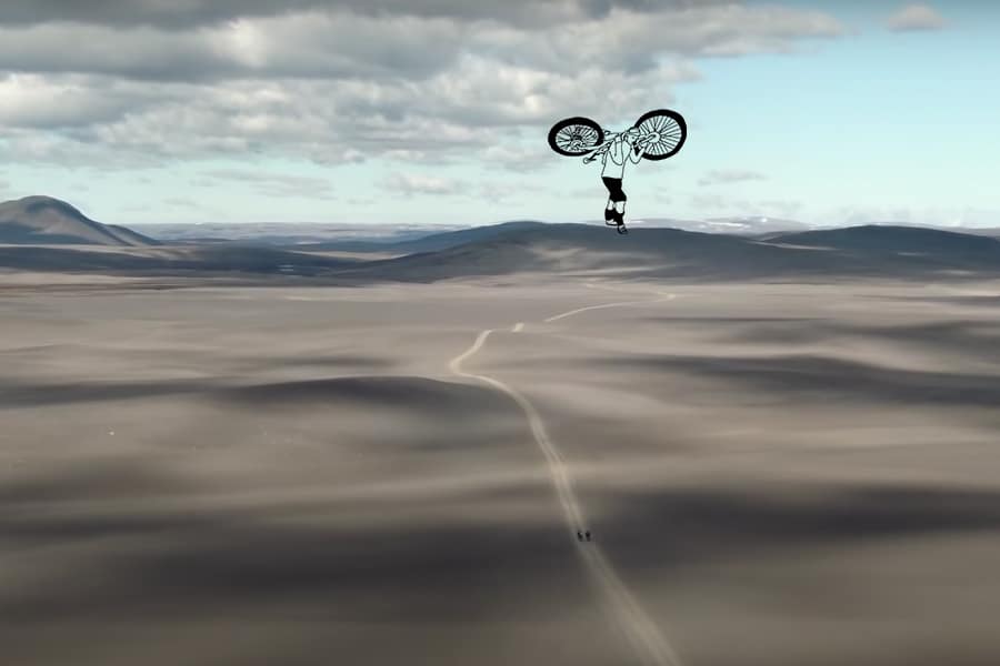 Iceland crossing by mountain bike film