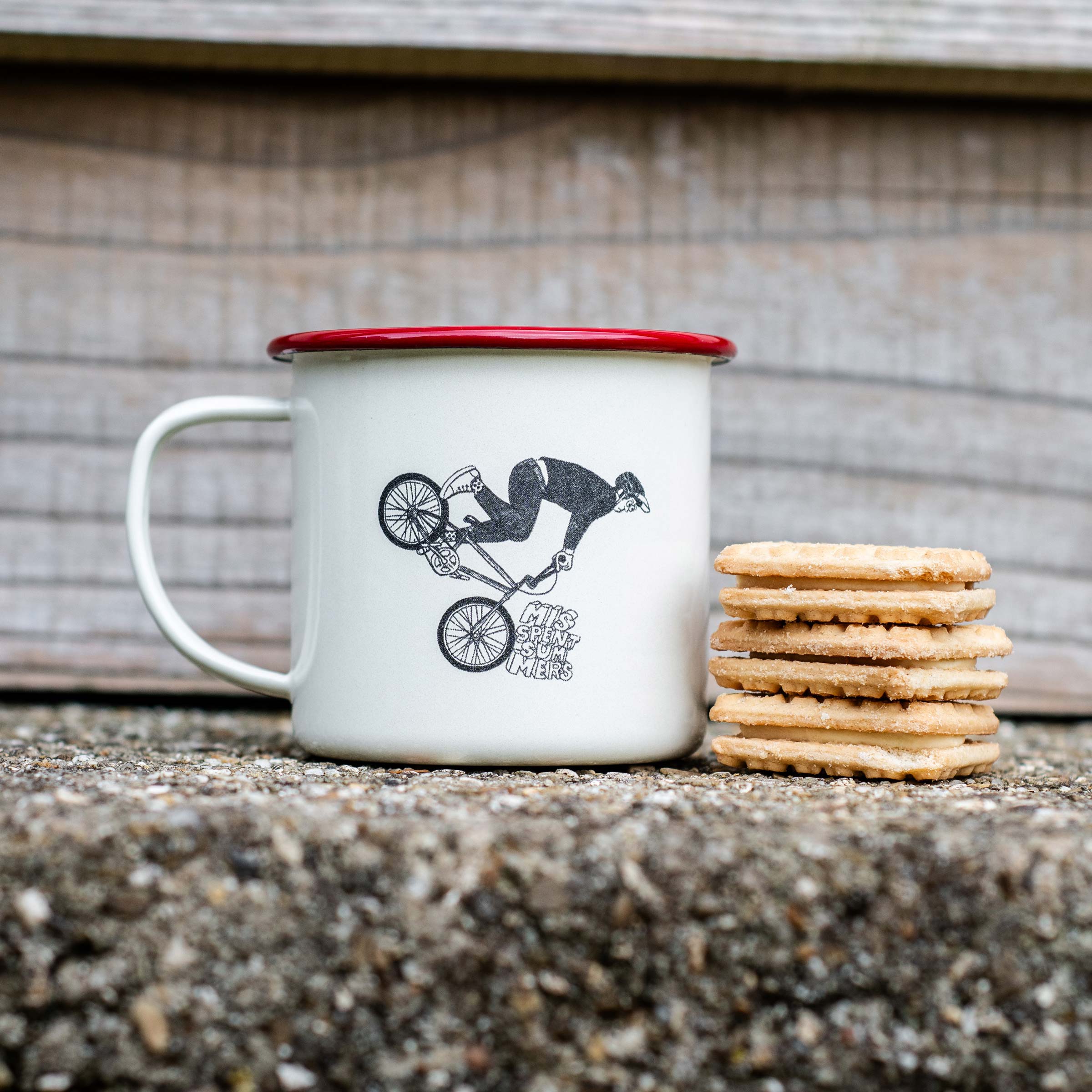 Mountain biker mug
