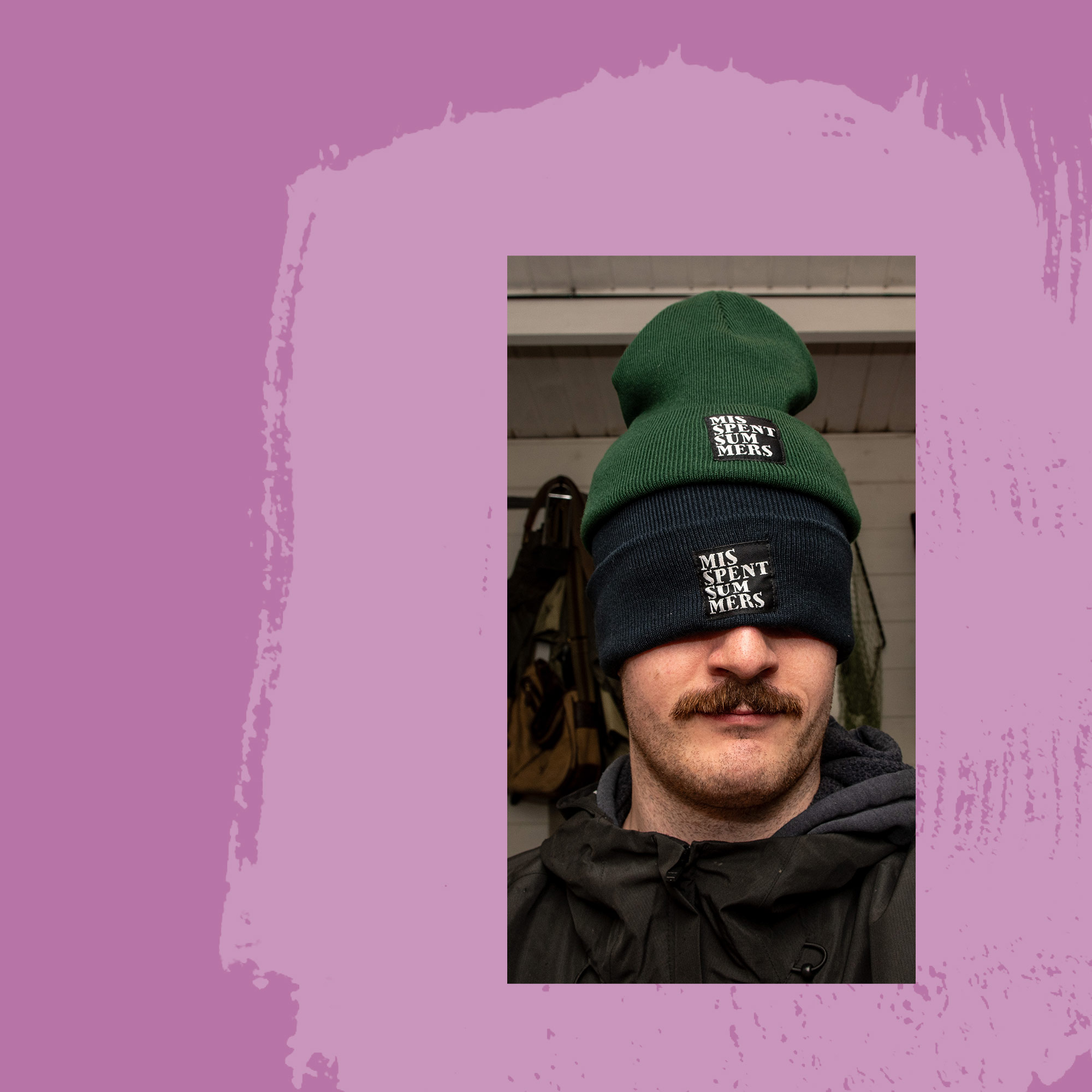 green-blue-misspent-summers-beanie