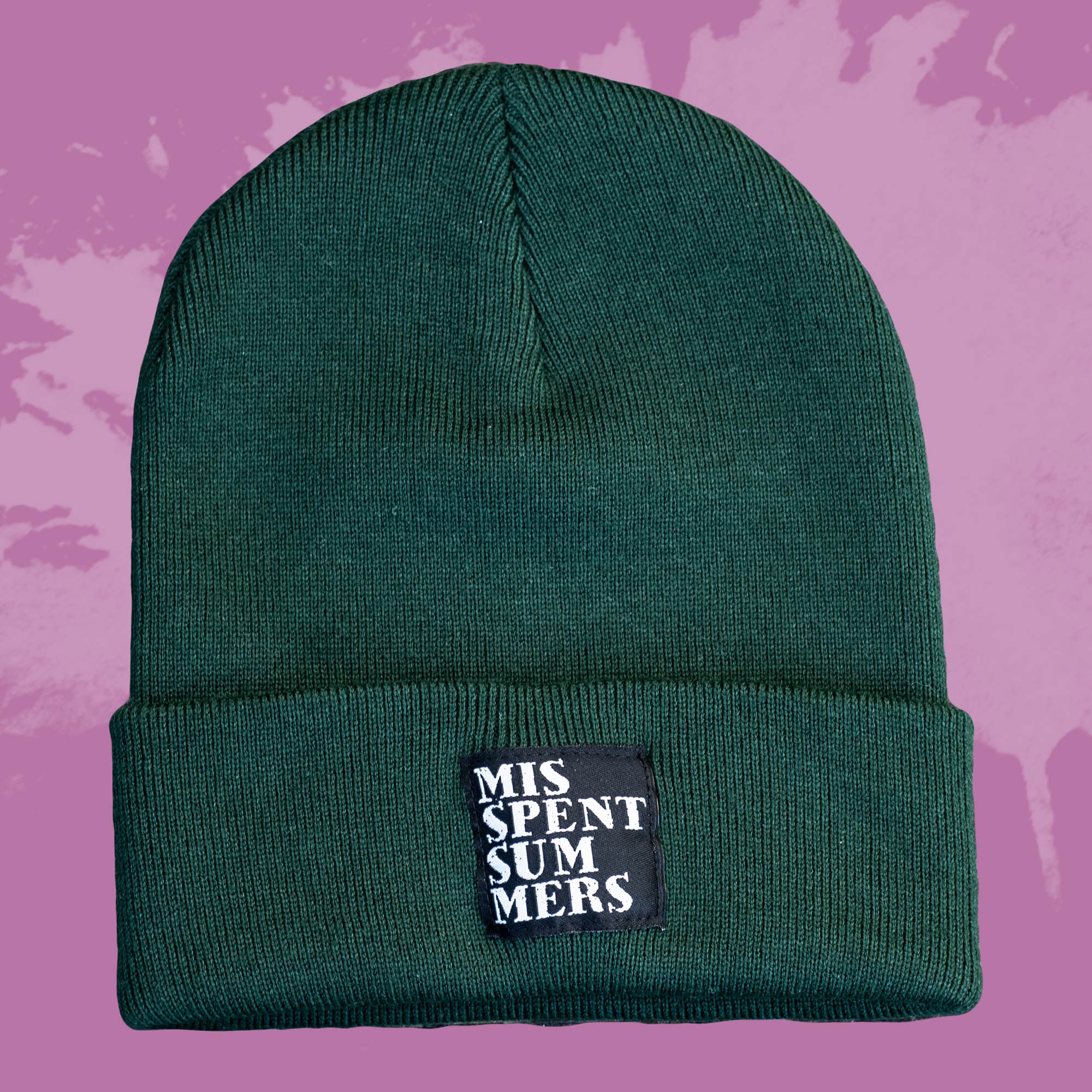 green-misspent-summers-beanie