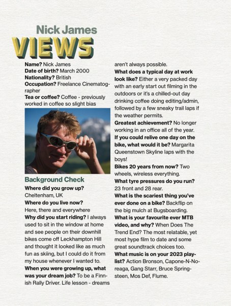 Nick James 'Views Interview