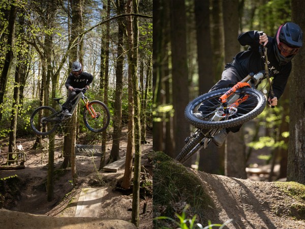 Rudi Eichorn shows of his seemingly endless style at Windhill Bikepark