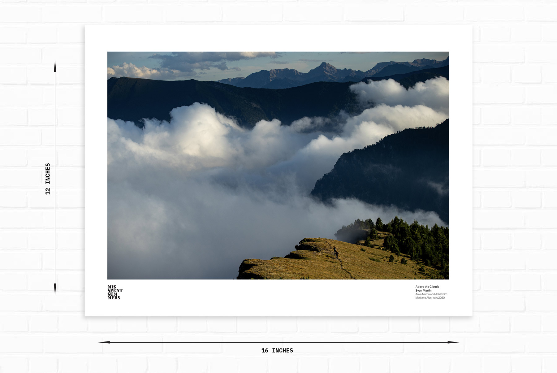 Above-the-clouds-by-Sven-Martin-mountain-bike-photo-12-x-16-inches
