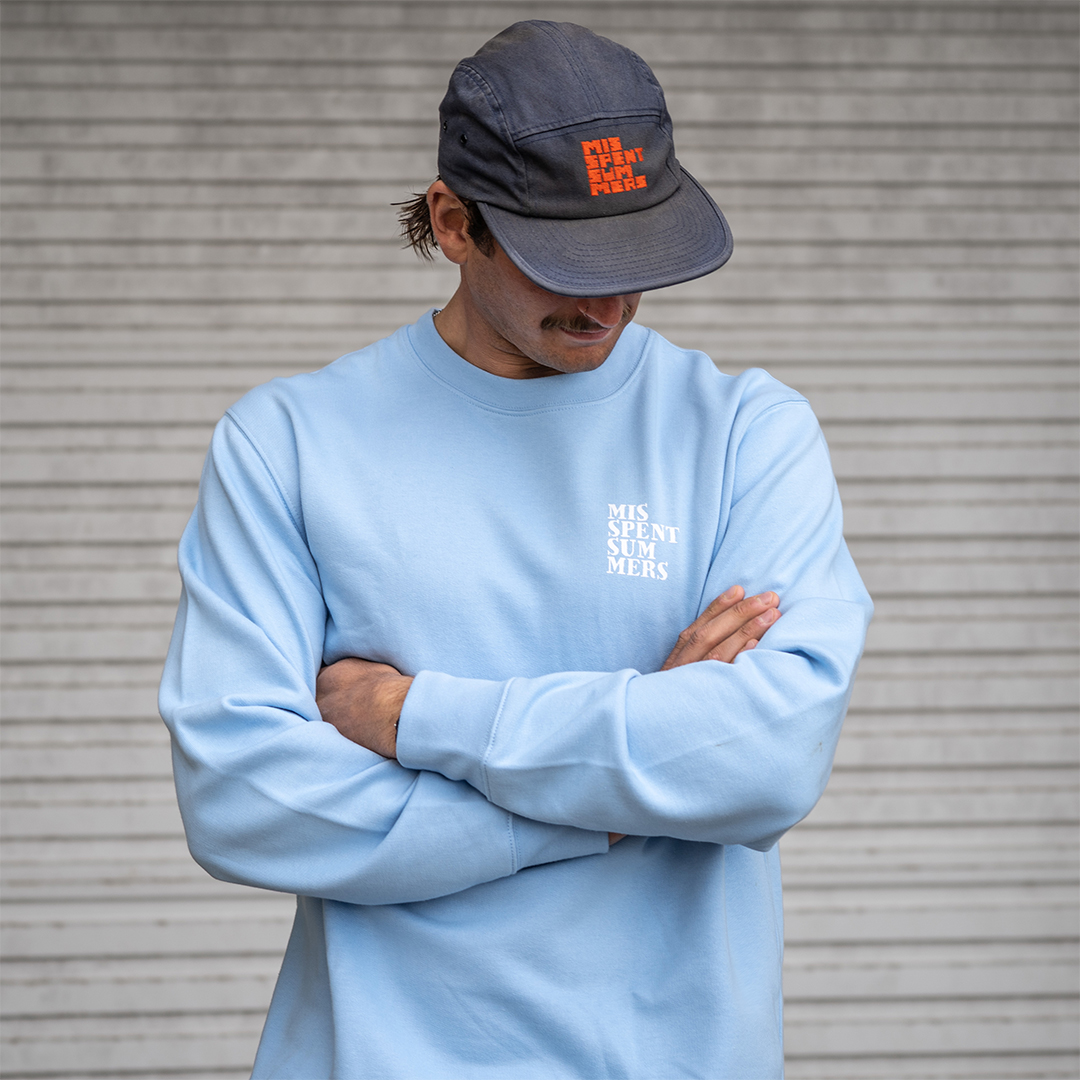 Misspent Summers Everyday Logo Sweater - great gift idea for mountain bikers