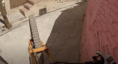 Jackson Goldstone urban downhill course preview GoPro video 2023
