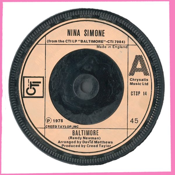 Tune of our today: Baltimore by Nina Simone